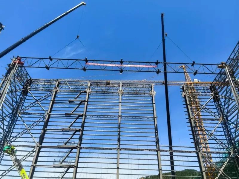 EHSS го комплетира подигнувањето на зракот на заштитната сала на национално ниво за кабелот Ханхе